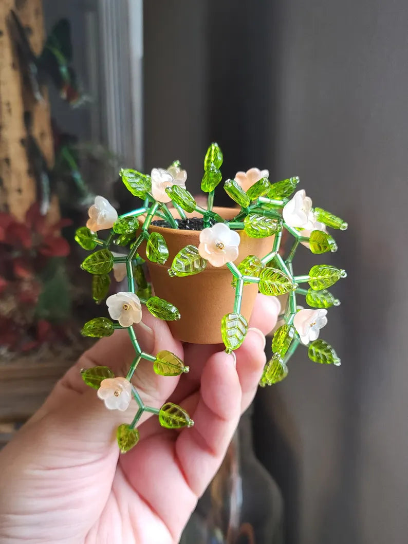 Vine Potted Artificial Plant Refrigerator Magnet