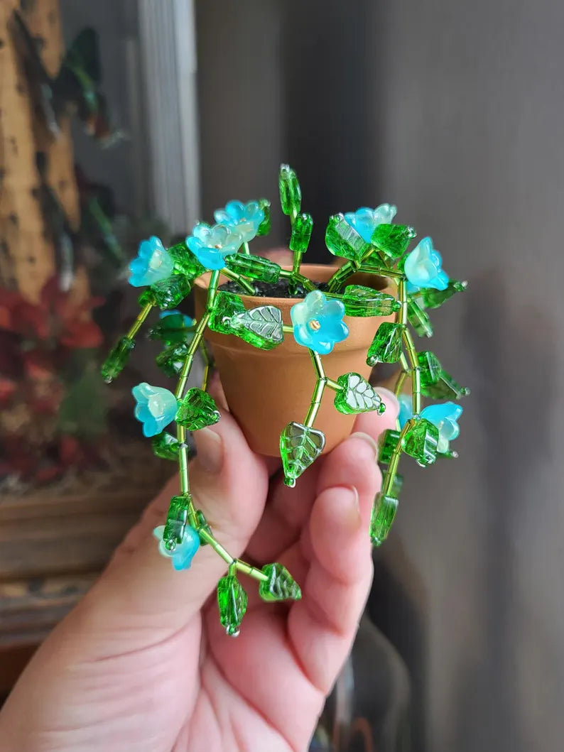 Vine Potted Artificial Plant Refrigerator Magnet