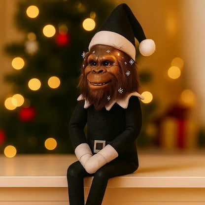 Bigfoot Christmas Elf Doll