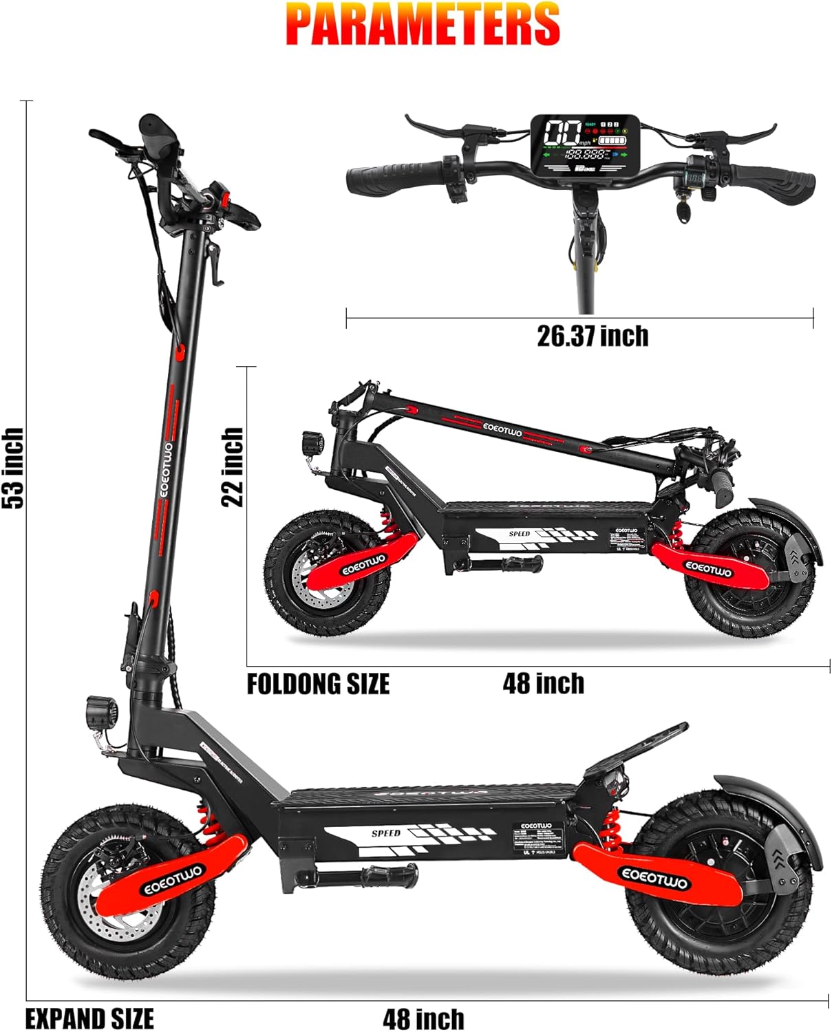 GT06 Dual motor Electric Scooter for Adults