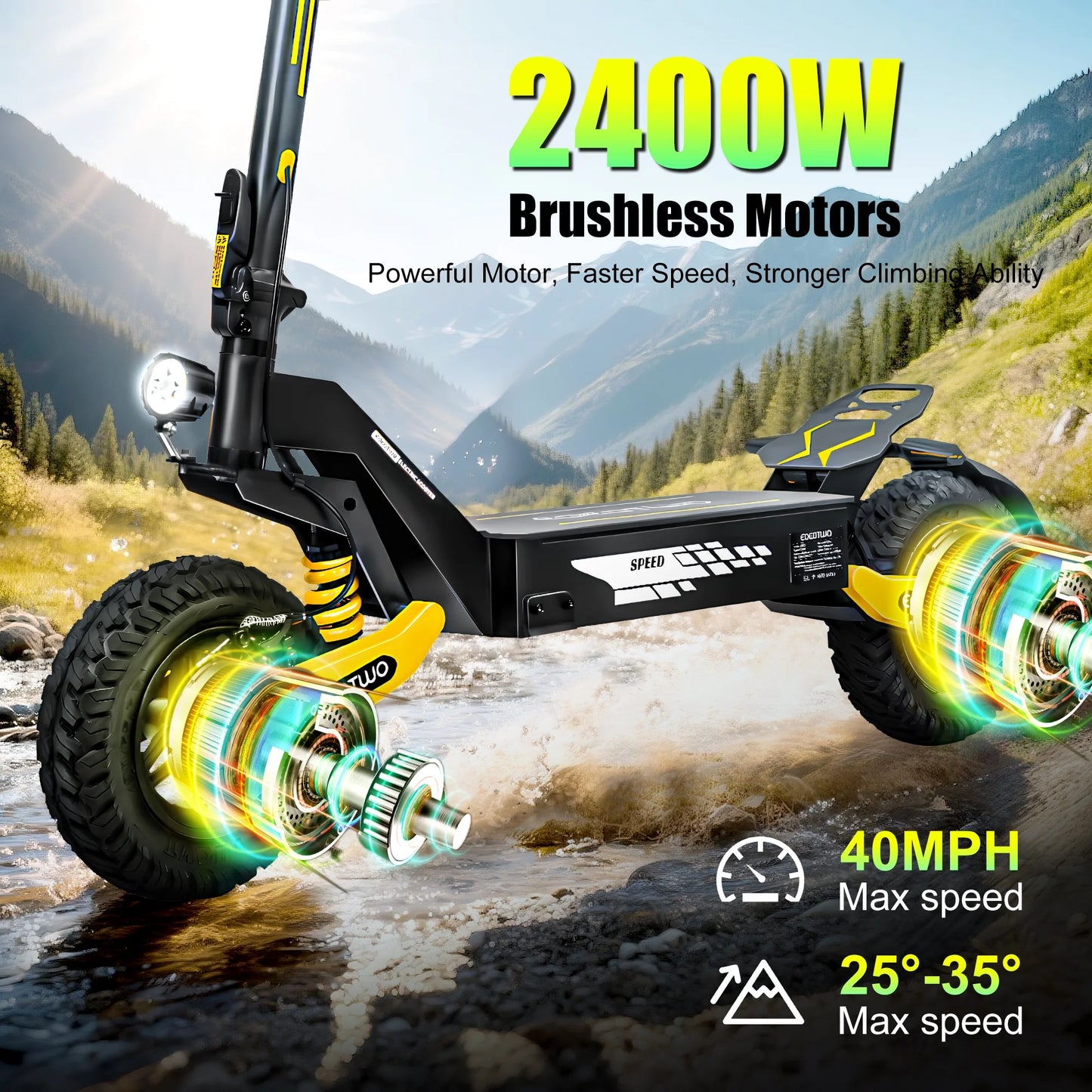 GT06 Dual motor Electric Scooter for Adults