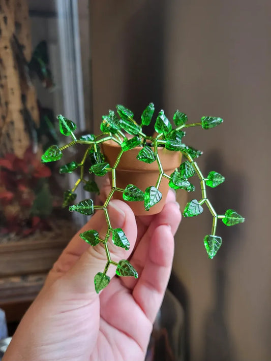 Vine Potted Artificial Plant Refrigerator Magnet