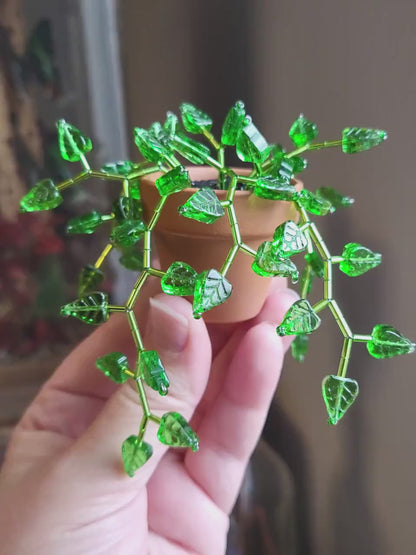 Vine Potted Artificial Plant Refrigerator Magnet